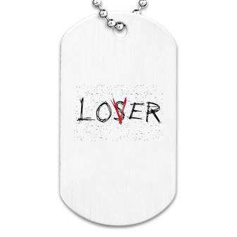 Lover Loser Club Dog Tag | Mazezy