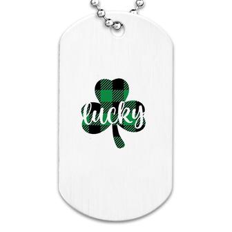 Lucky St Patrick Day Dog Tag | Mazezy