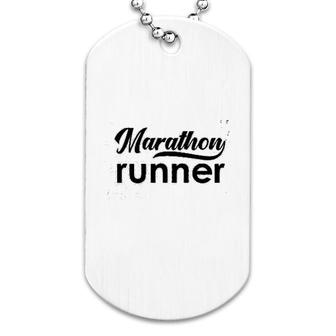 Marathon Runner Lovers Dog Tag | Mazezy AU