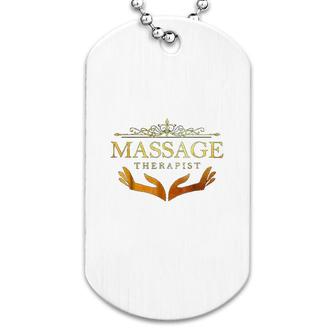 Massage Therapist Dog Tag | Mazezy