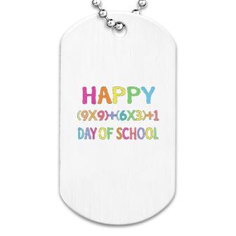 Math Formula 100 Days Of School Dog Tag | Mazezy