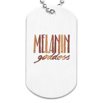 Melanin Goddess Queen Black Dog Tag | Mazezy