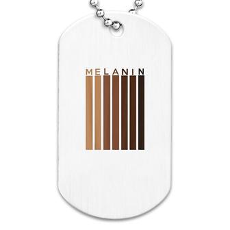 Melanin Shades Black Pride Gift Dog Tag | Mazezy
