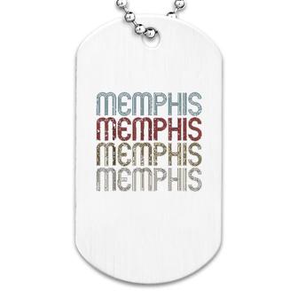 Memphis Retro City Gift Dog Tag | Mazezy