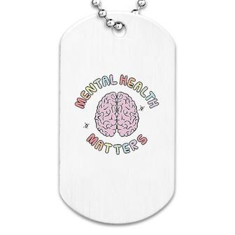 Mental Health Matters Awareness Dog Tag | Mazezy