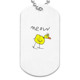 Meow The Duck Dog Tag | Mazezy
