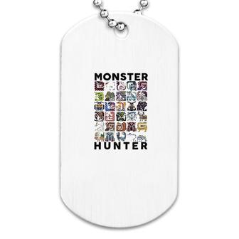 Monster Hunter Let's Hunt Dog Tag | Mazezy
