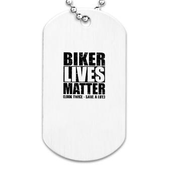 Motorcycle Biker Lives Matter Dog Tag | Mazezy