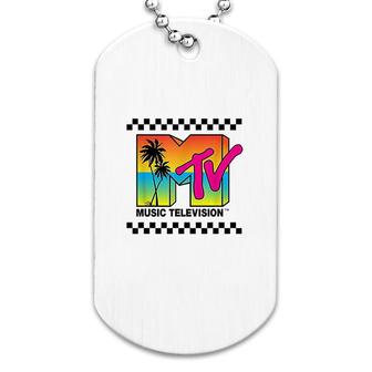 Music Television Sunset Dog Tag | Mazezy