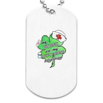 My Patients Are My Lucky Charm Dietitian Dog Tag | Mazezy