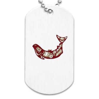 Native American Indian Salmon Fish Dog Tag | Mazezy