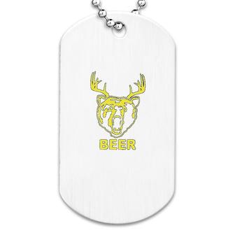 New Beer Deer Bear Sunny Mac Funny Tv Dog Tag | Mazezy