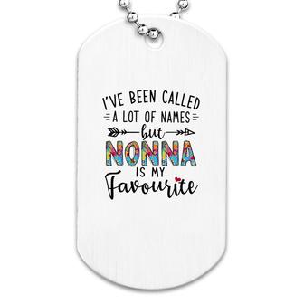 Nonna Is My Favourite Name Dog Tag | Mazezy
