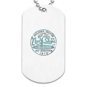 North Shore Long Board Surf Dog Tag | Mazezy