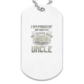 Nothing Beats Being A Uncle Dog Tag | Mazezy