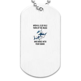 Ocean Dance With Your Shark Dog Tag | Mazezy