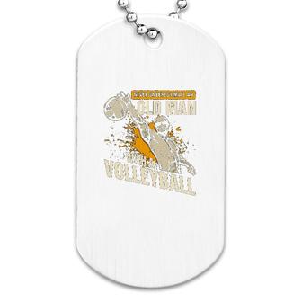 Old Man With Volleyball Dog Tag | Mazezy