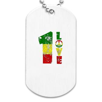 One Love Sumfest Jamaica Rasta Music Caribbean Pride Dog Tag | Mazezy