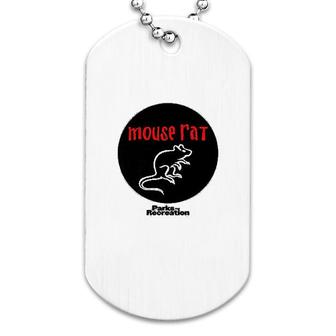 Parks And Recreation Mouse Rat Andy Dwyer Dog Tag | Mazezy