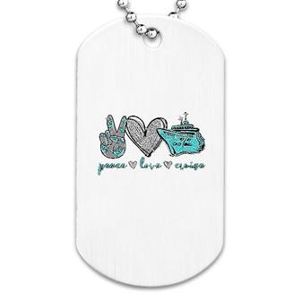 Peace Love Cruise Dog Tag | Mazezy