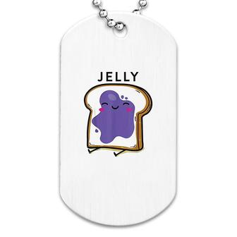 Peanut Butter And Jelly Matching Couple Dog Tag | Mazezy AU