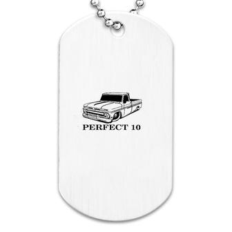 Perfect 10 Muscle Car Dog Tag | Mazezy