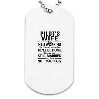 Pilots Wife Dog Tag | Mazezy