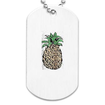 Pineapple Cute Dog Tag | Mazezy