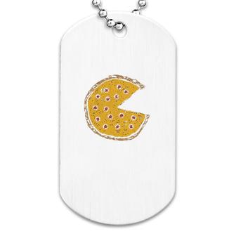 Pizza Pie And Slice Dog Tag | Mazezy