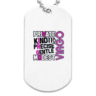 Private Virgo Dog Tag | Mazezy
