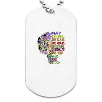 queens Are Born In May Dog Tag | Mazezy