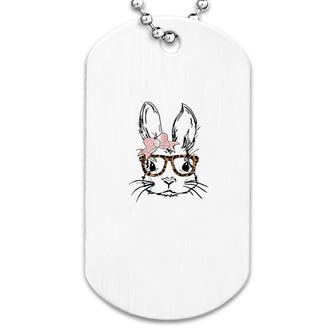 Rabbit Face Wearing Dog Tag | Mazezy