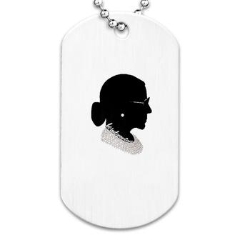 Rbg Ruth Bader Ginsburg Be Independent Feminist Dog Tag | Mazezy
