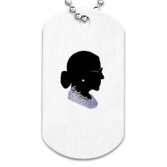 Rbg Ruth Bader Ginsburg Be Independent Feminist Dog Tag | Mazezy