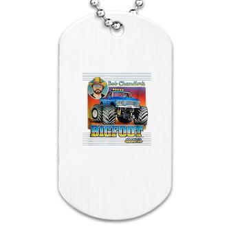 Retro Bob Chandlers Bigfoot Dog Tag | Mazezy