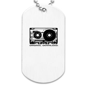 Retro Cassette Tape Music Dog Tag | Mazezy
