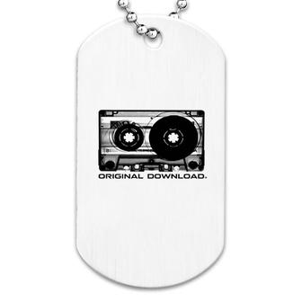 Retro Cassette Tape Music Dog Tag | Mazezy