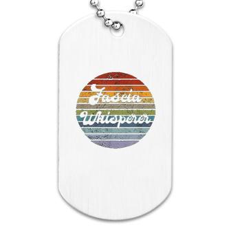 Retro Massage Therapist Gifts Dog Tag | Mazezy