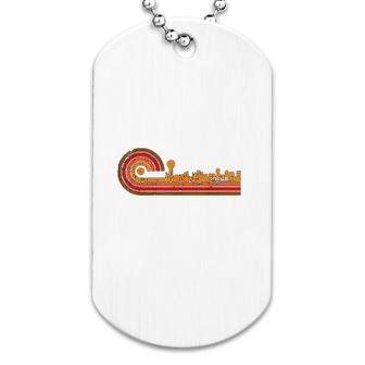 Retro Style Knoxville Tennessee Skyline Dog Tag | Mazezy