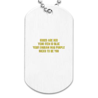 Roses Are Red Funny Quote Dog Tag | Mazezy