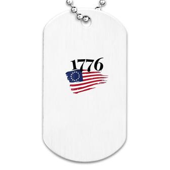 Ross Flag 1776 Dog Tag | Mazezy