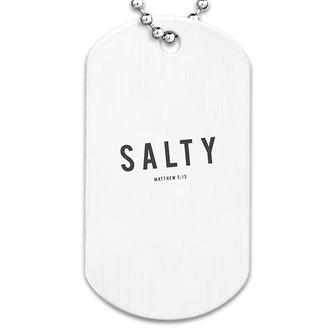 Salty Matthew Christian Dog Tag | Mazezy