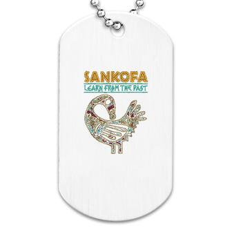 Sankofa African Bird Learn From The Past Dog Tag | Mazezy