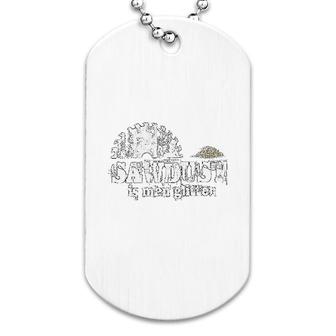 Sawdust Is Man Glitter Dog Tag | Mazezy