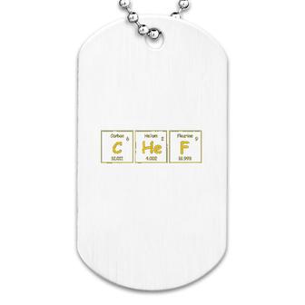 Science Periodic Table Chef Dog Tag | Mazezy