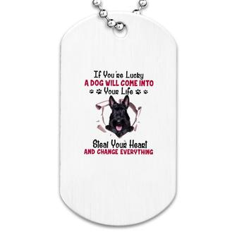 Scottish Terrier If You Are Lucky Dog Tag