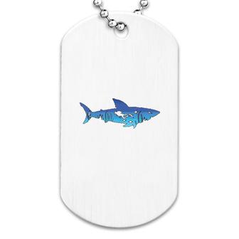 Scuba Diving Shark Diver Dog Tag | Mazezy