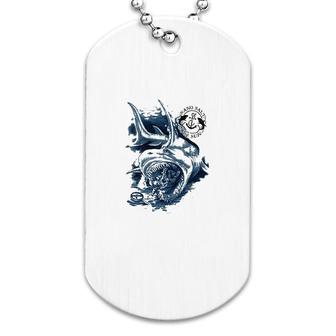 Shark Diver Attack Dog Tag | Mazezy