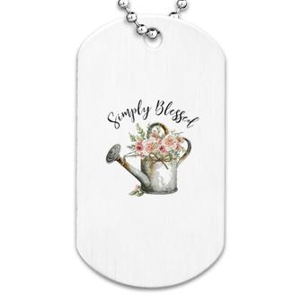 Simply Blessed Dog Tag | Mazezy UK