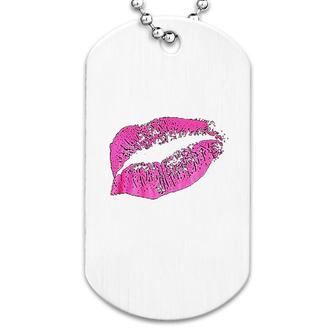 Smile Fish Women Casual Oversized Lips Dog Tag | Mazezy